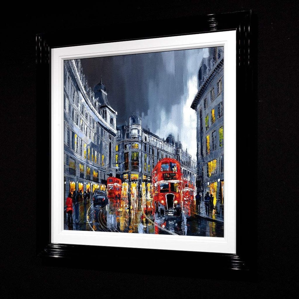 Lights of London - Original - SOLD by artist Simon Wright - Wyecliffe Galleries