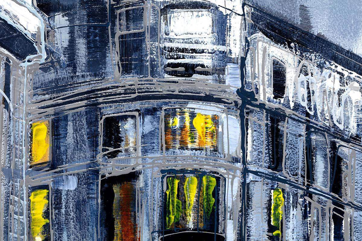 Lights of London - Original - SOLD by artist Simon Wright - Wyecliffe Galleries