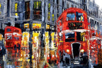 Lights of London - Original - SOLD by artist Simon Wright - Wyecliffe Galleries