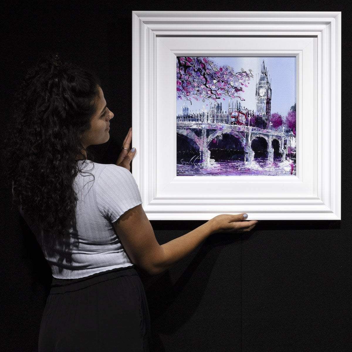 London Blooms - Original - SOLD by artist Simon Wright - Wyecliffe Galleries