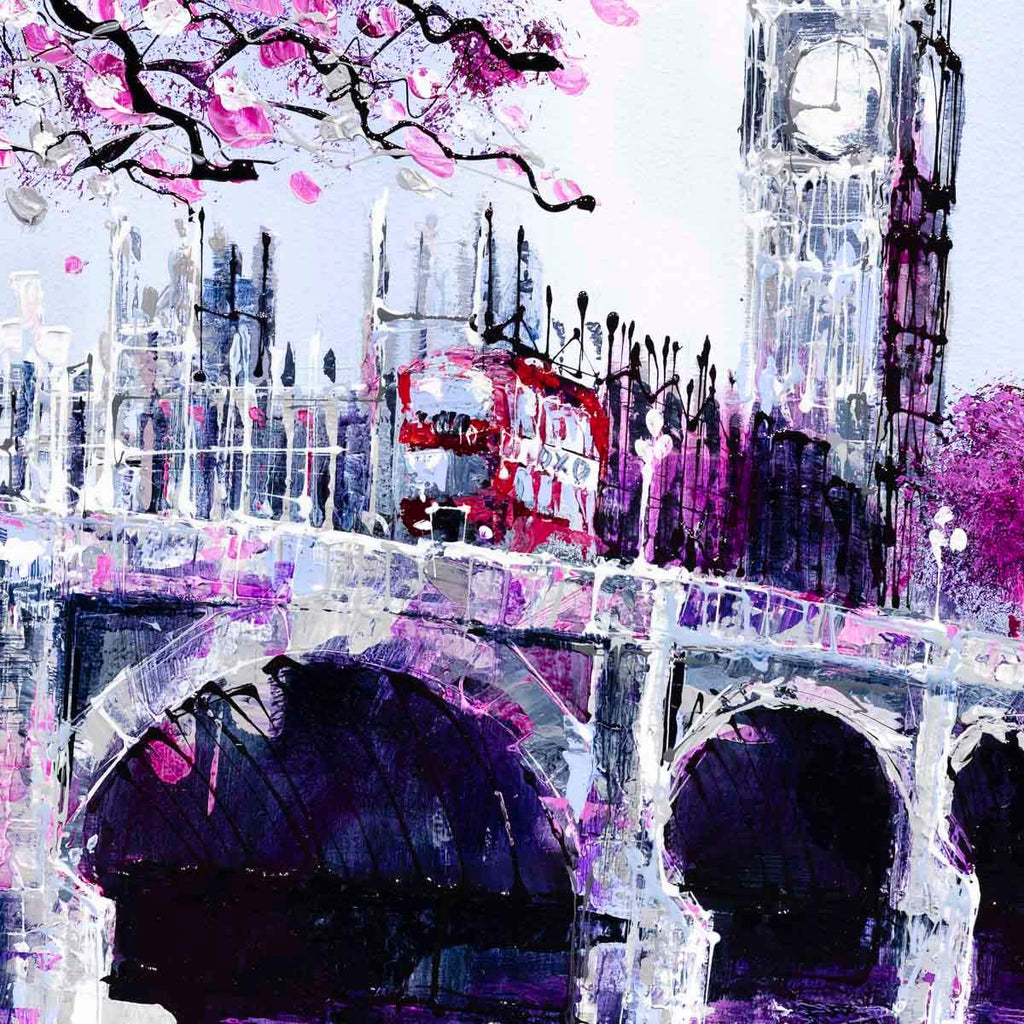 London Blooms - Original - SOLD by artist Simon Wright - Wyecliffe Galleries