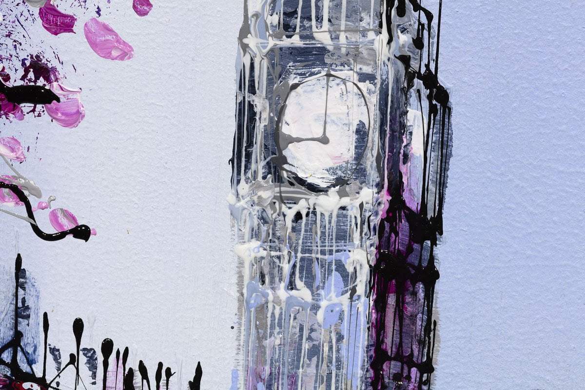 London Blooms - Original - SOLD by artist Simon Wright - Wyecliffe Galleries