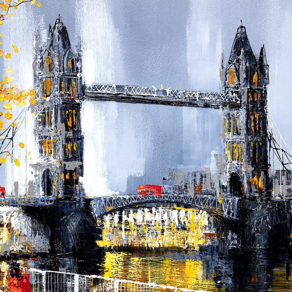 London Bridge - Original - SOLD by artist Simon Wright - Wyecliffe Galleries