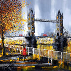 London Bridge - Original - SOLD by artist Simon Wright - Wyecliffe Galleries