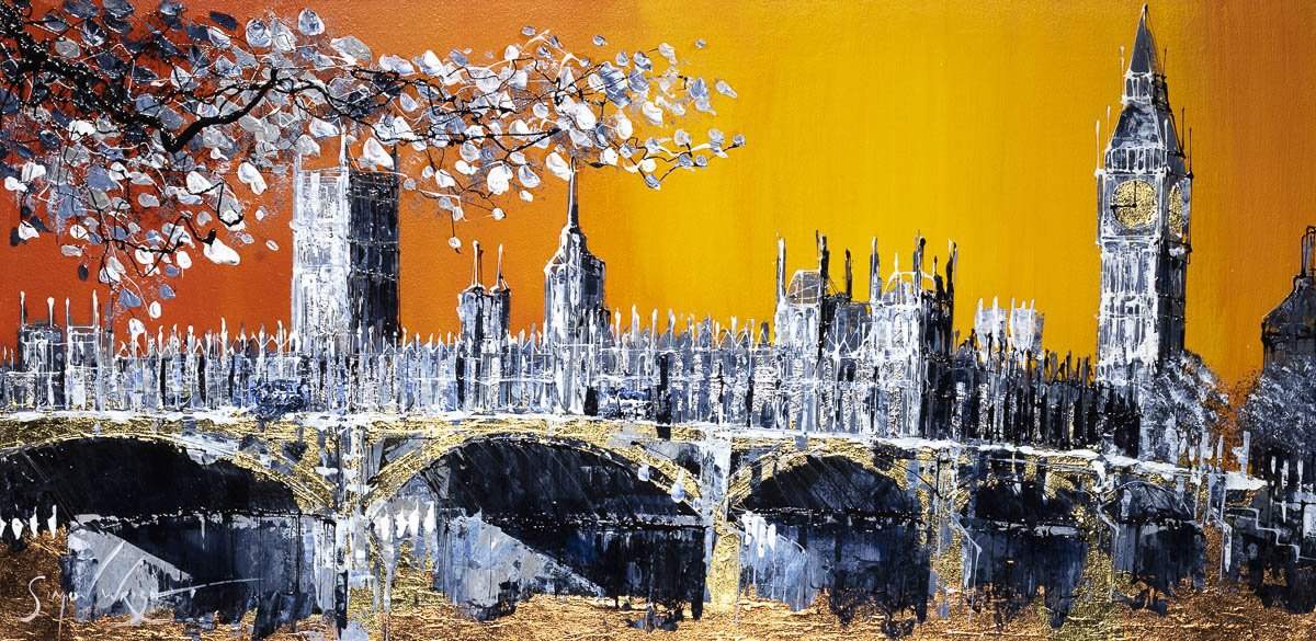 London Calling - Original - SOLD by artist Simon Wright - Wyecliffe Galleries