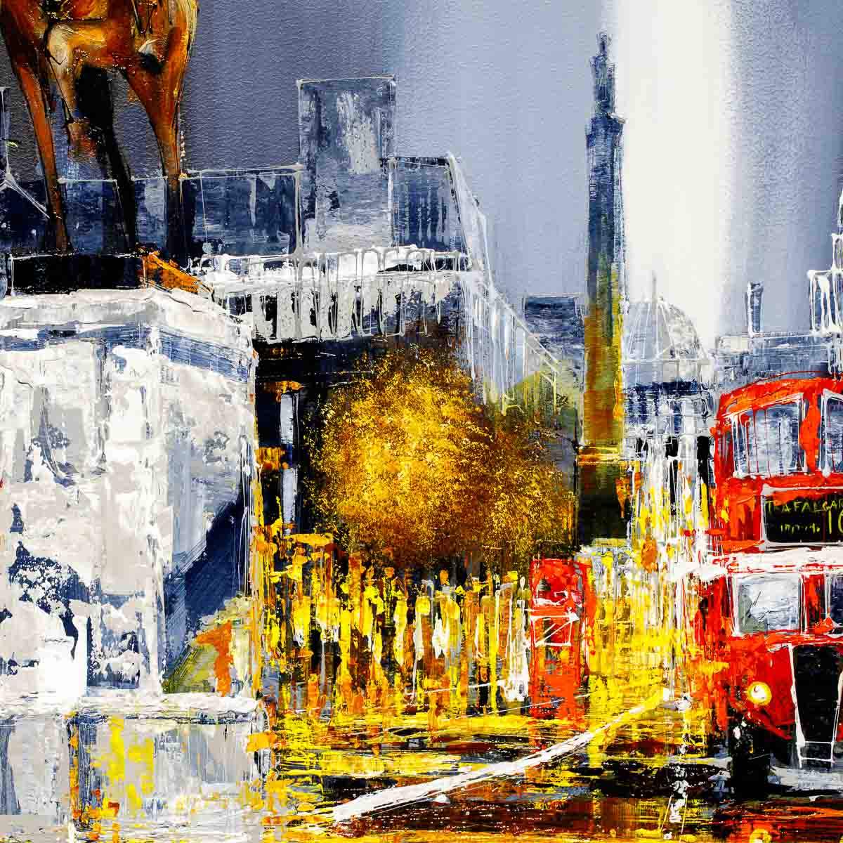 London Cavalry - Original - SOLD by artist Simon Wright - Wyecliffe Galleries