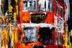 London Circus - Original - SOLD by artist Simon Wright - Wyecliffe Galleries