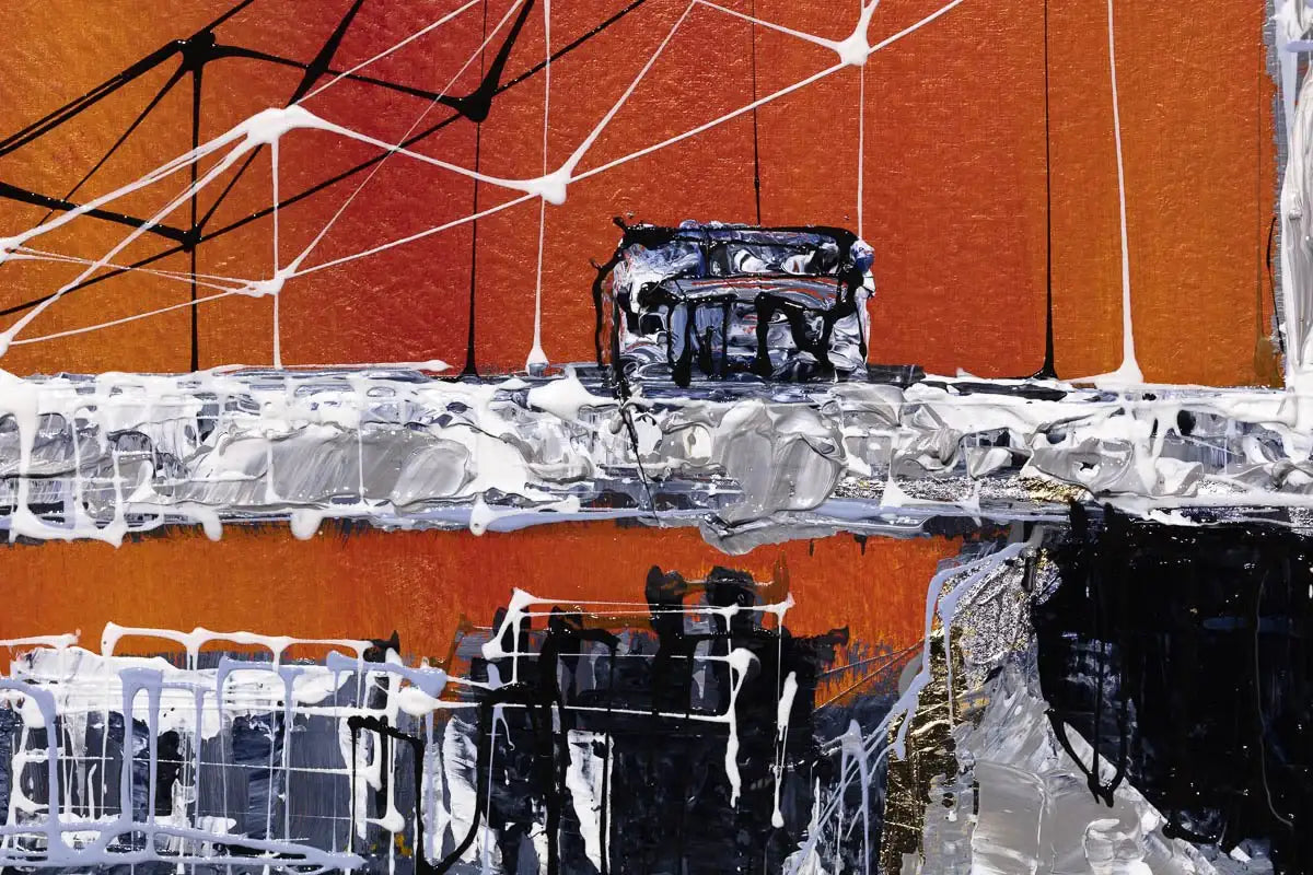 London Connections - Original - SOLD by artist Simon Wright - Wyecliffe Galleries