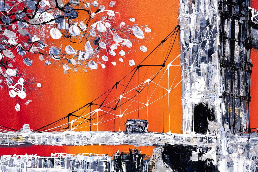 London Connections - Original - SOLD by artist Simon Wright - Wyecliffe Galleries