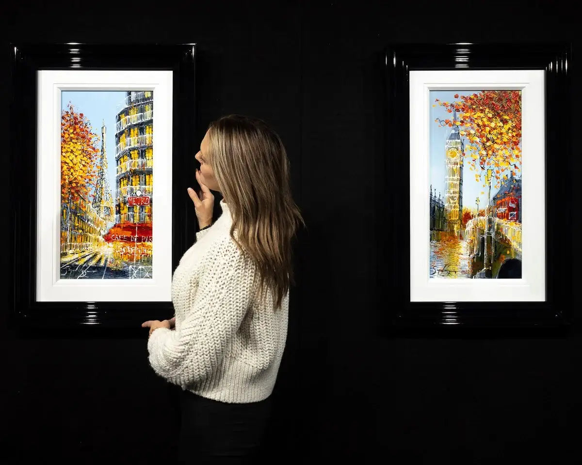 London in Autumn - Original - SOLD by artist Simon Wright - Wyecliffe Galleries