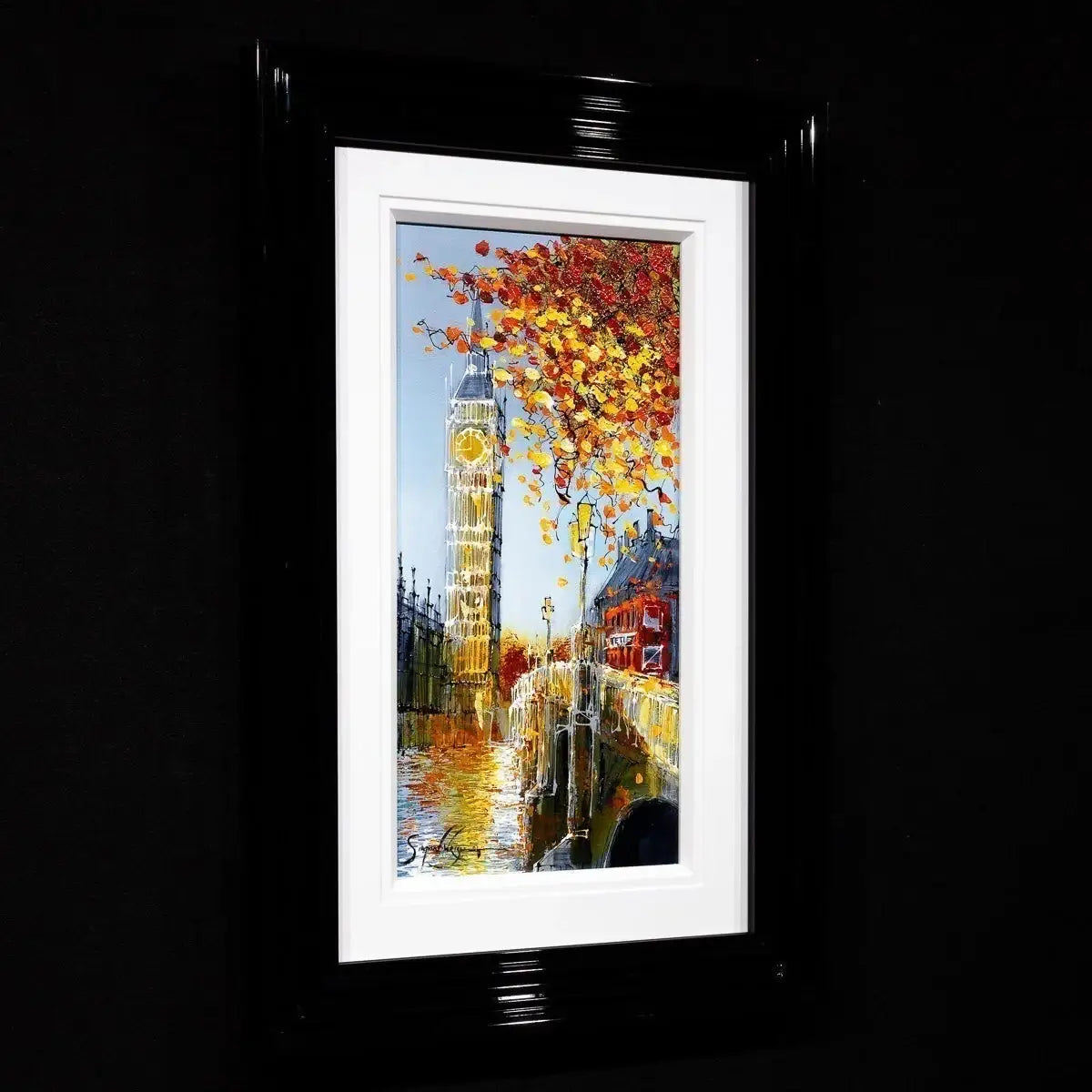 London in Autumn - Original - SOLD by artist Simon Wright - Wyecliffe Galleries