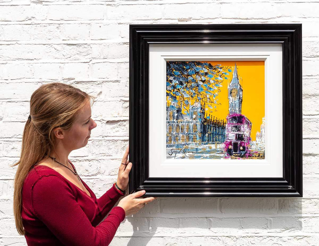 London in the Fall - Original - SOLD by artist Simon Wright - Wyecliffe Galleries