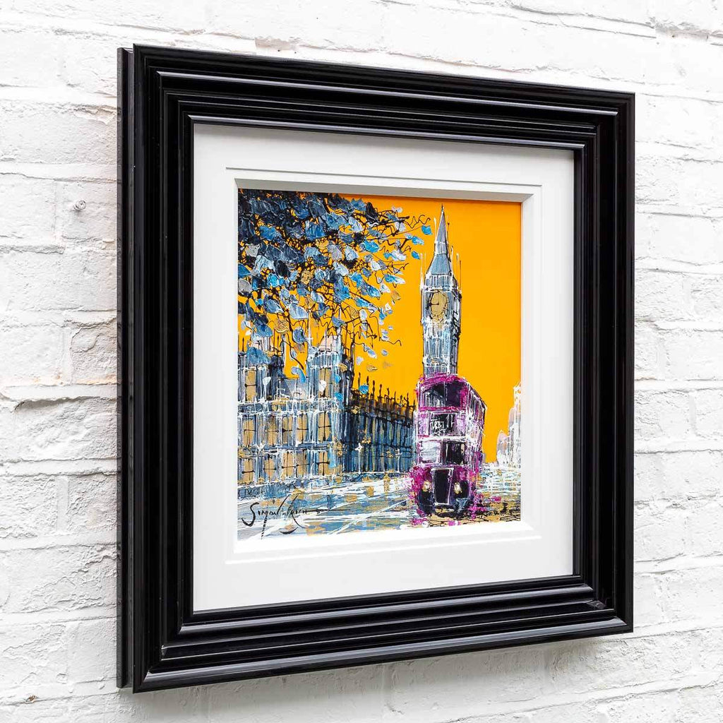 London in the Fall - Original - SOLD by artist Simon Wright - Wyecliffe Galleries