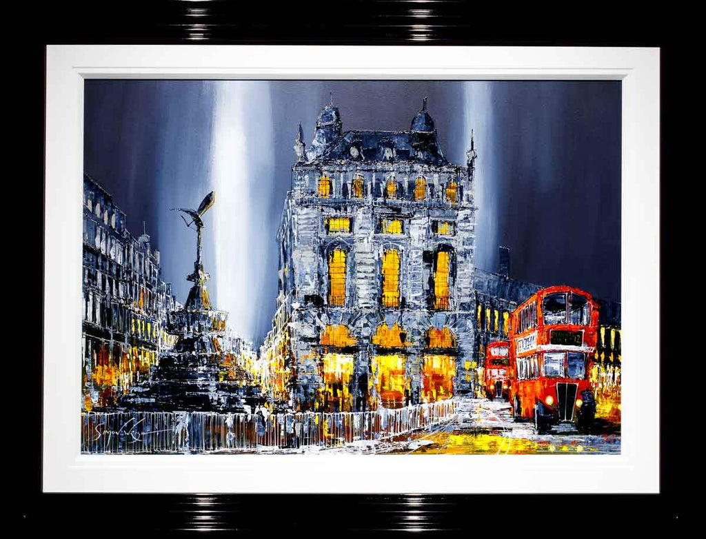 London Nights - Original - SOLD by artist Simon Wright - Wyecliffe Galleries