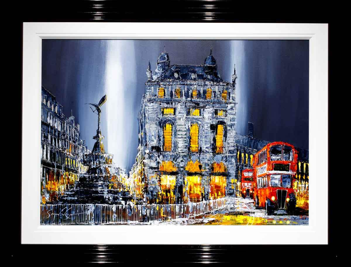 London Nights - Original - SOLD by artist Simon Wright - Wyecliffe Galleries