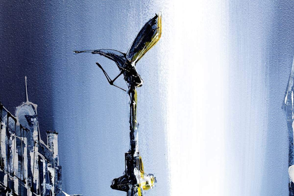 London Nights - Original - SOLD by artist Simon Wright - Wyecliffe Galleries