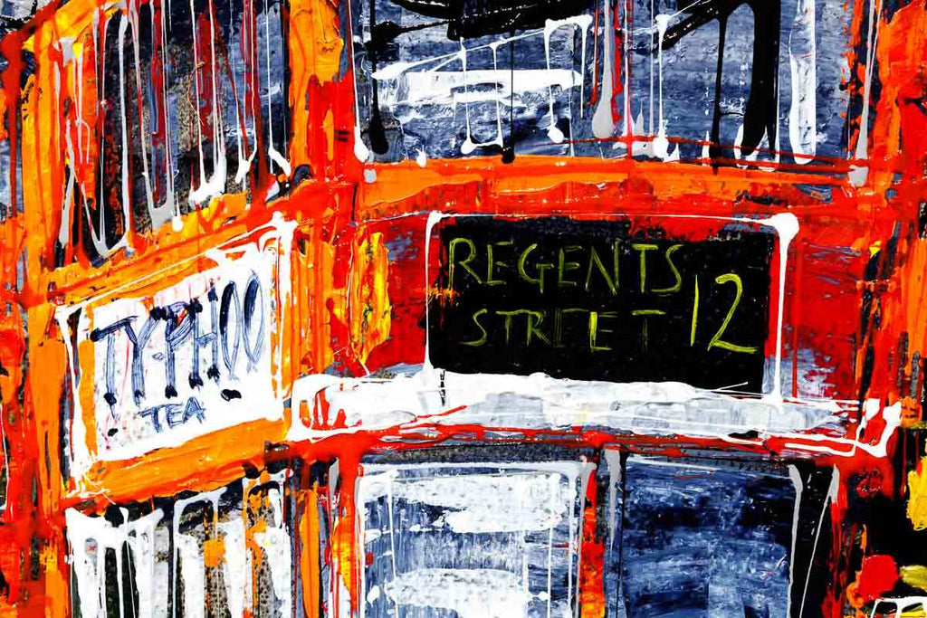 London Nights - Original - SOLD by artist Simon Wright - Wyecliffe Galleries