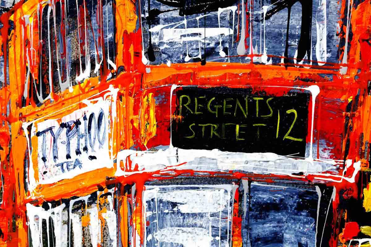 London Nights - Original - SOLD by artist Simon Wright - Wyecliffe Galleries