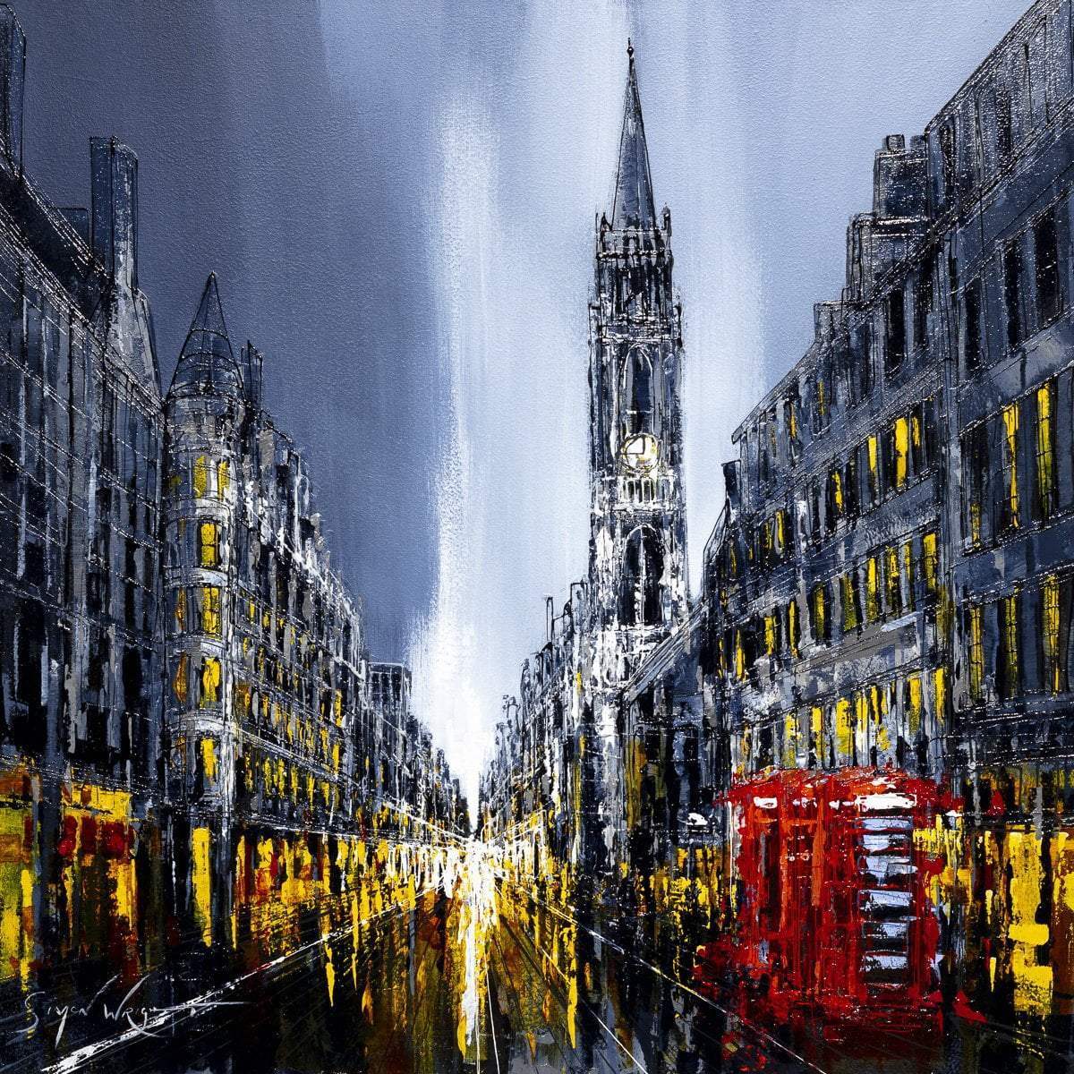 London's Calling - Original - SOLD by artist Simon Wright - Wyecliffe Galleries