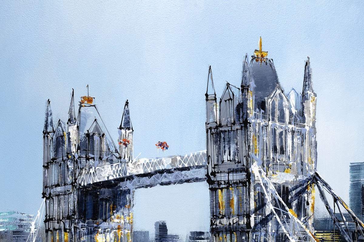 London's Finest Hour - Original SOLD by artist Simon Wright - Wyecliffe Galleries