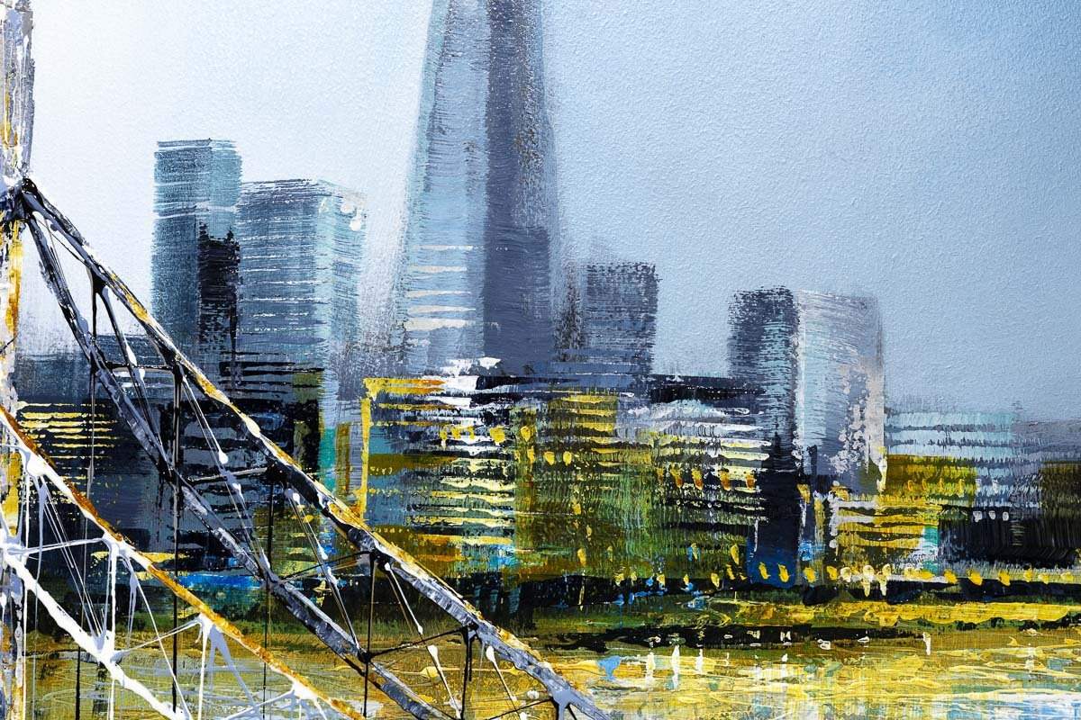 London's Finest Hour - Original SOLD by artist Simon Wright - Wyecliffe Galleries