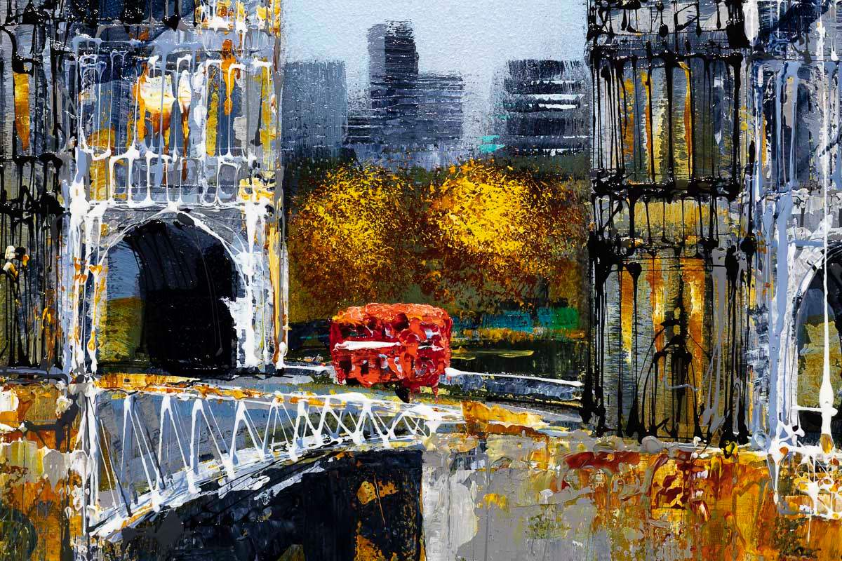 London's Finest Hour - Original SOLD by artist Simon Wright - Wyecliffe Galleries