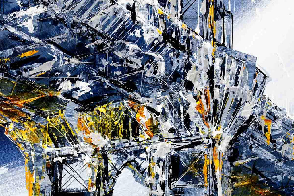 Manhattan Bridge - Original - SOLD by artist Simon Wright - Wyecliffe Galleries