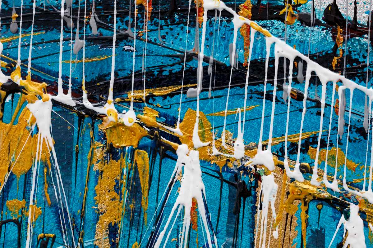 Manhattan Glow - Original - SOLD by artist Simon Wright - Wyecliffe Galleries