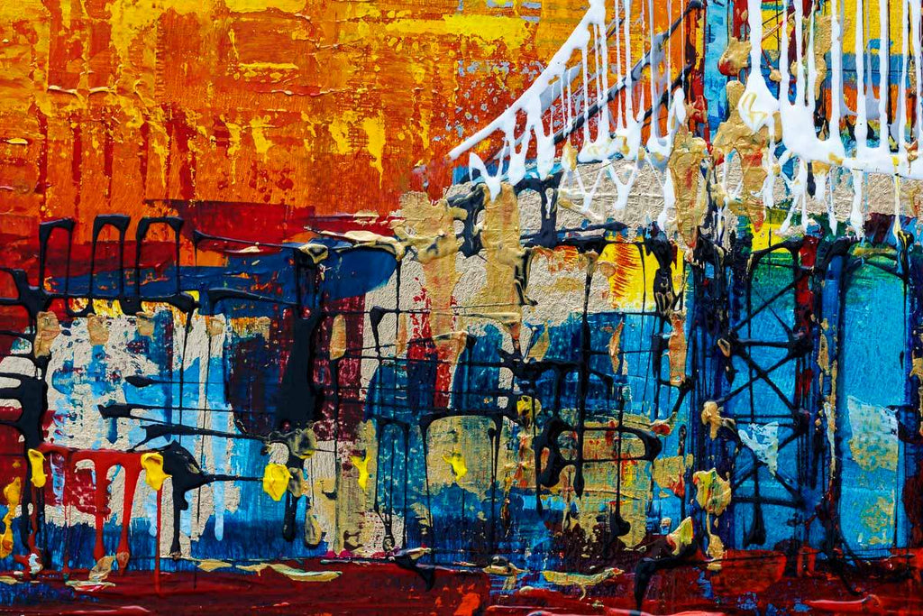 Manhattan Glow - Original - SOLD by artist Simon Wright - Wyecliffe Galleries