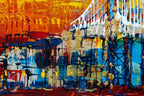 Manhattan Glow - Original - SOLD by artist Simon Wright - Wyecliffe Galleries