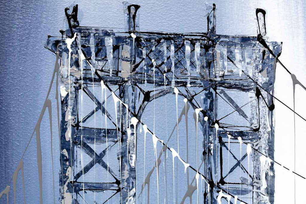 Manhattan Nights - Original - SOLD by artist Simon Wright - Wyecliffe Galleries