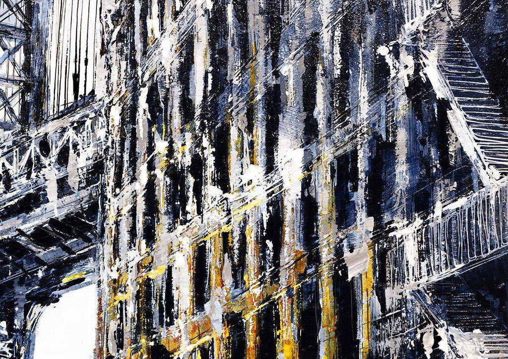 Manhattan - Original - SOLD by artist Simon Wright - Wyecliffe Galleries