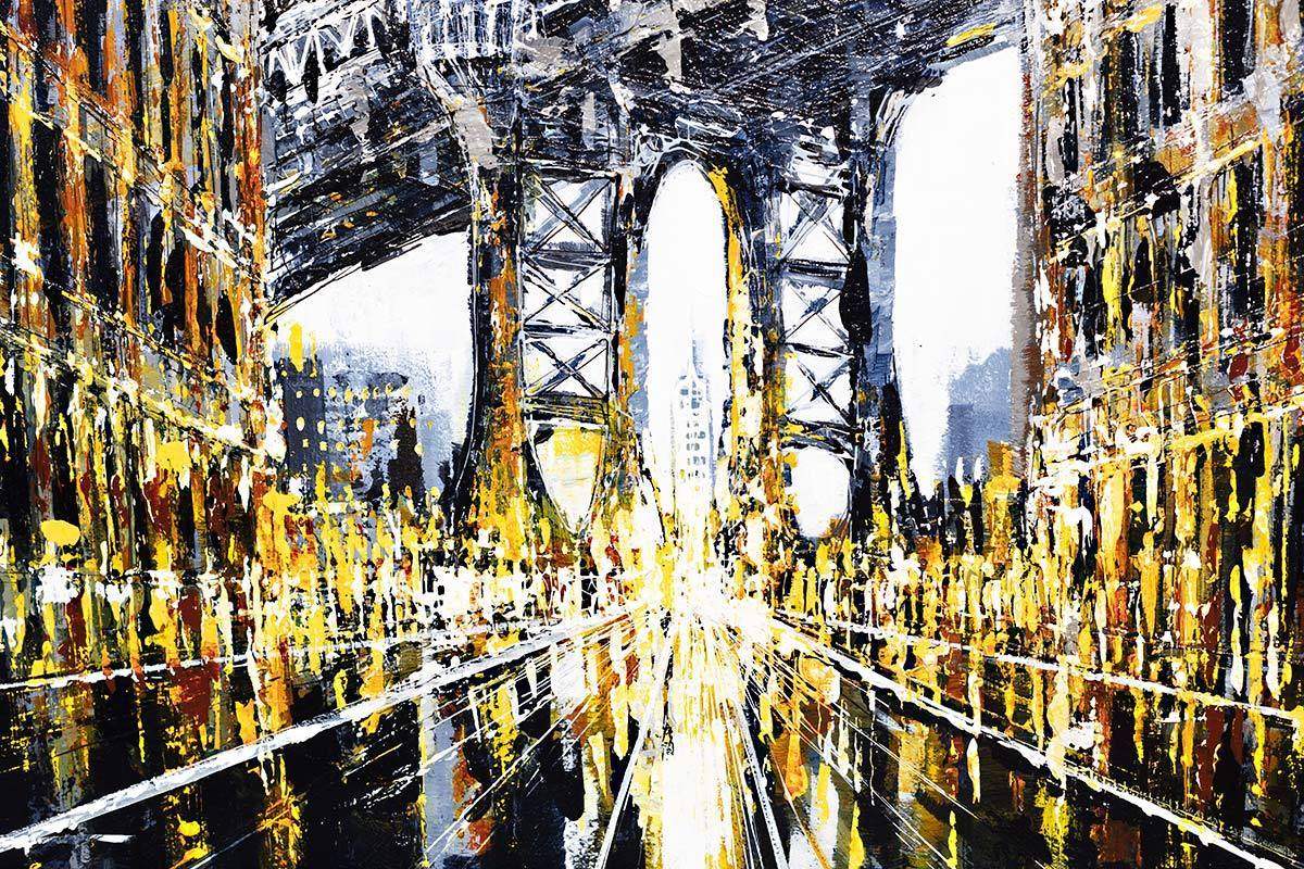 Manhattan - Original - SOLD by artist Simon Wright - Wyecliffe Galleries