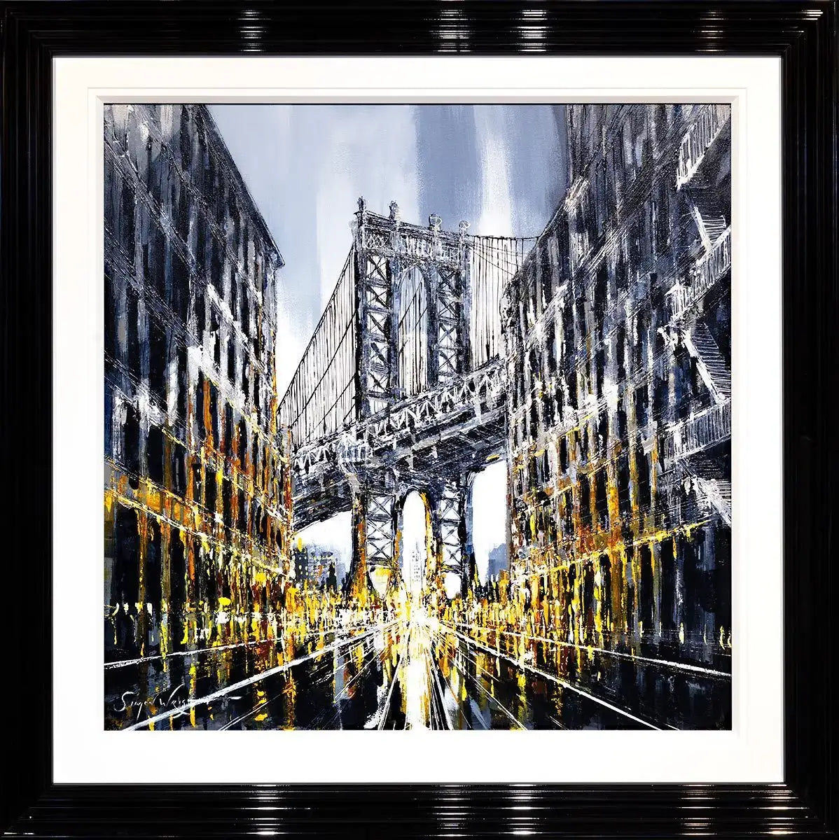 Manhattan - Original - SOLD by artist Simon Wright - Wyecliffe Galleries