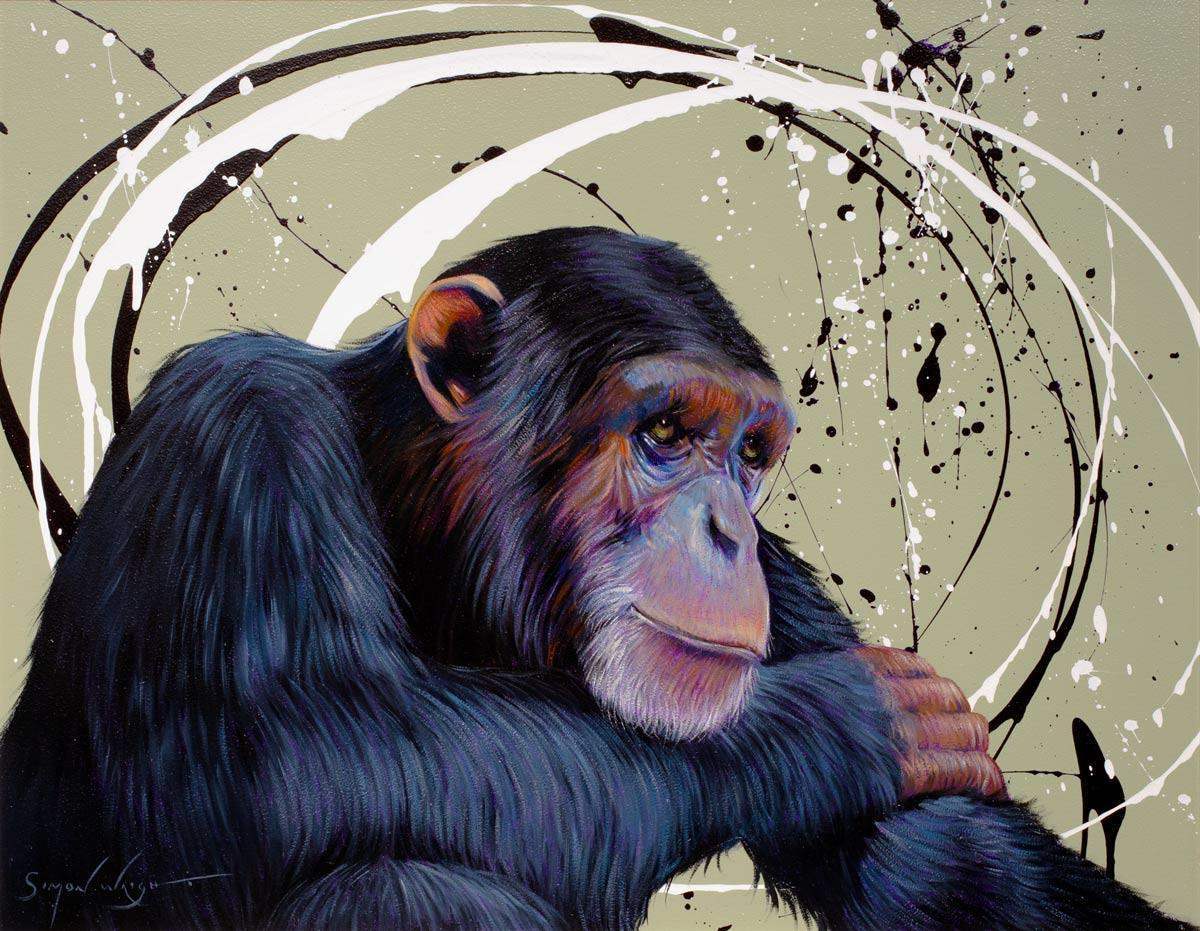 Marlo - Original - SOLD by artist Simon Wright - Wyecliffe Galleries