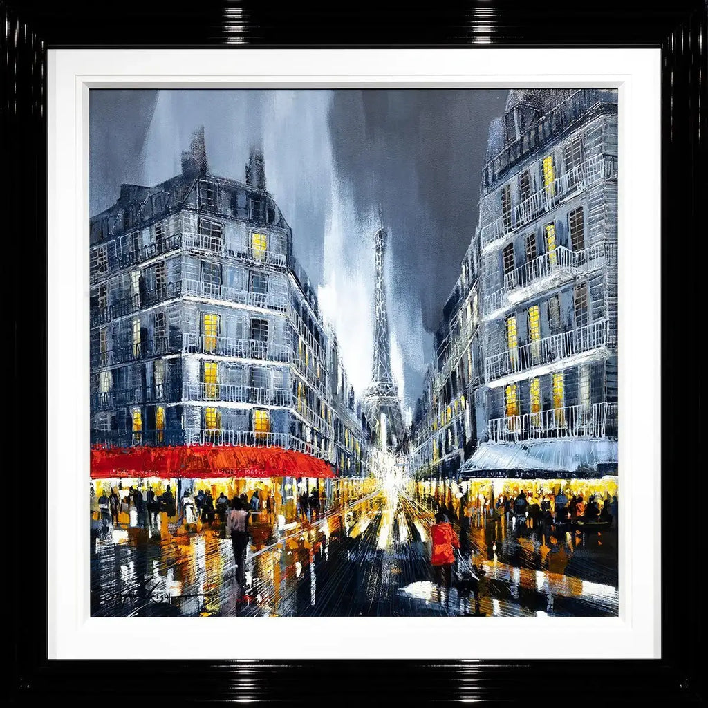 Meet Me In Paris - Original - SOLD by artist Simon Wright - Wyecliffe Galleries