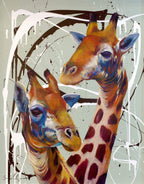 Mel and Morty - Original - SOLD by artist Simon Wright - Wyecliffe Galleries