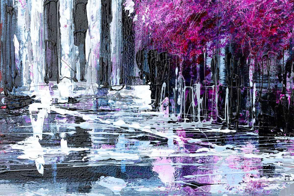 My City - Original - SOLD by artist Simon Wright - Wyecliffe Galleries