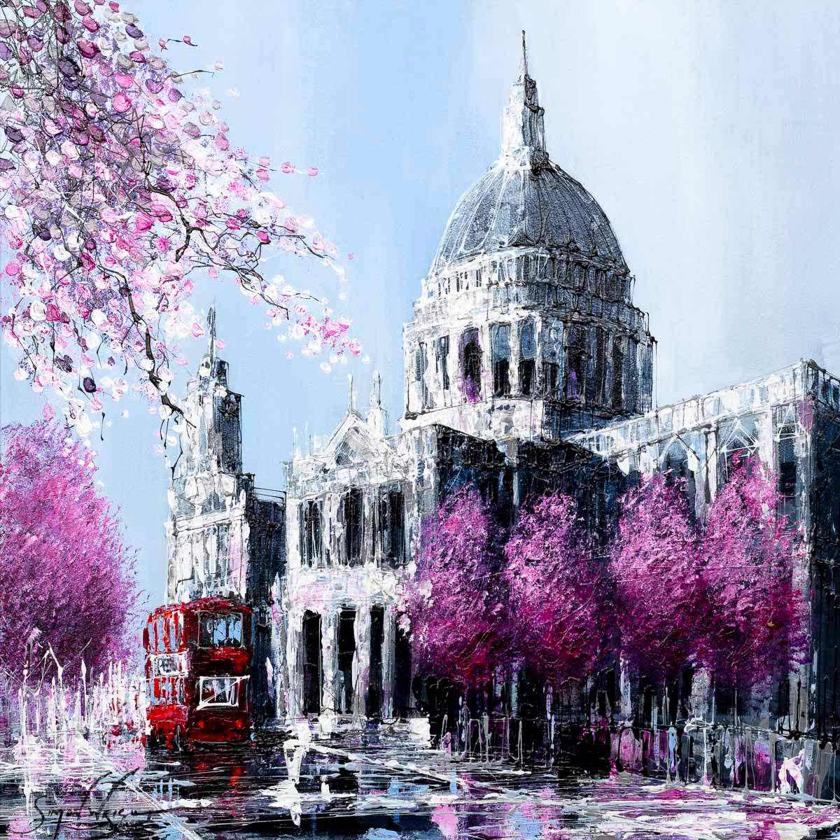 My City - Original - SOLD by artist Simon Wright - Wyecliffe Galleries