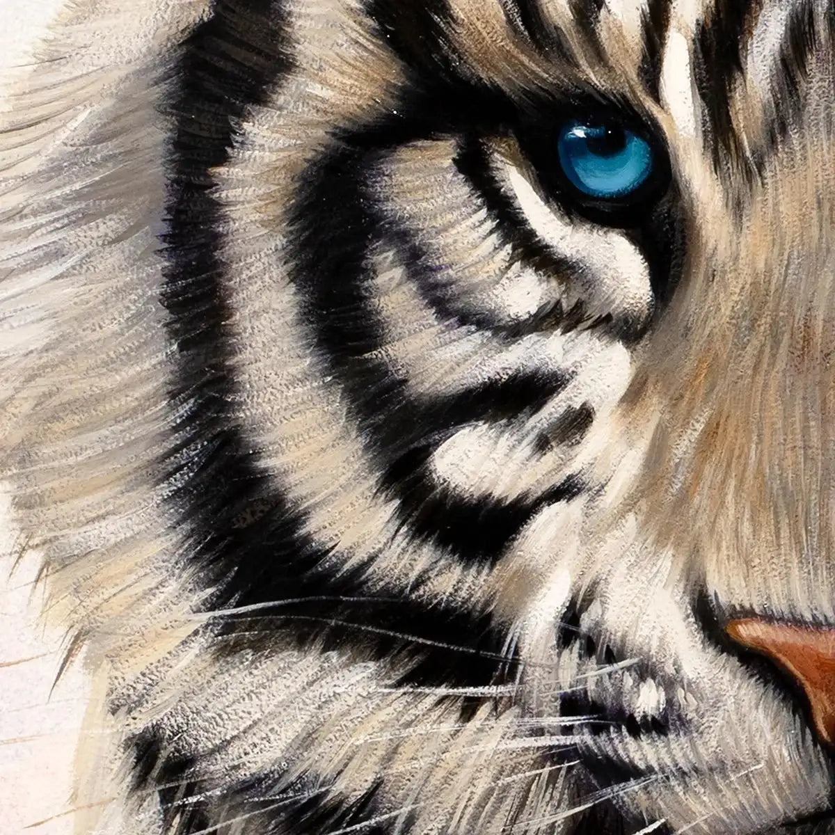 New Cub on the Block - Original - SOLD by artist Simon Wright - Wyecliffe Galleries