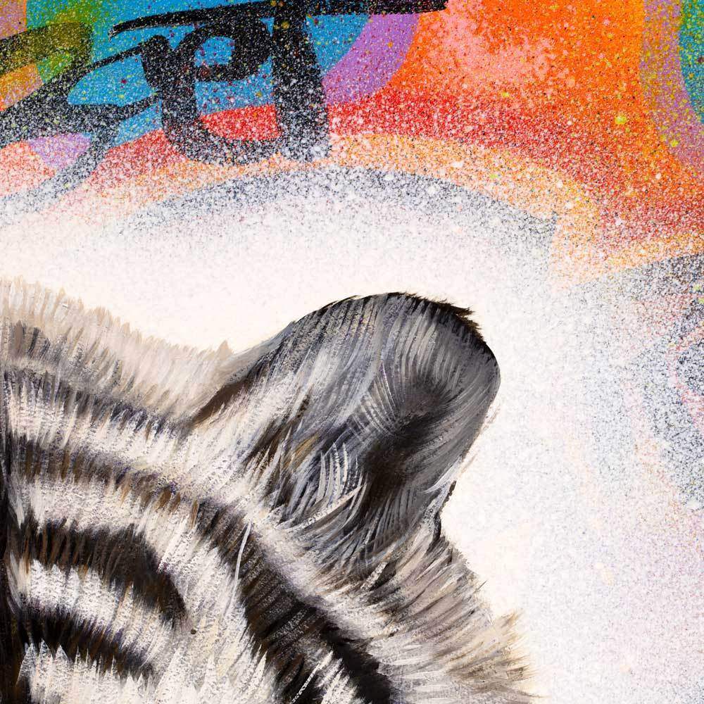 New Cub on the Block - Original - SOLD by artist Simon Wright - Wyecliffe Galleries