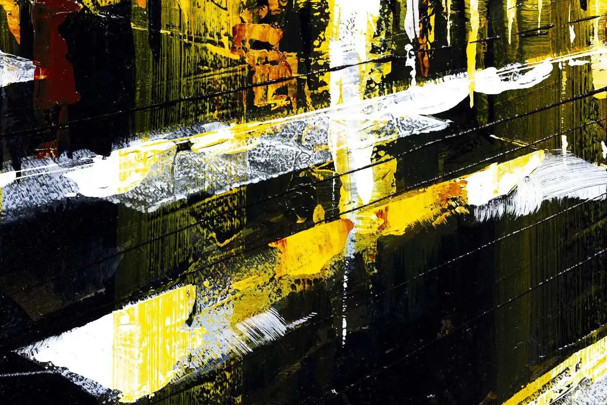 New York Night - Original - SOLD by artist Simon Wright - Wyecliffe Galleries