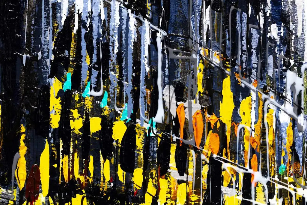 New York Night - Original - SOLD by artist Simon Wright - Wyecliffe Galleries