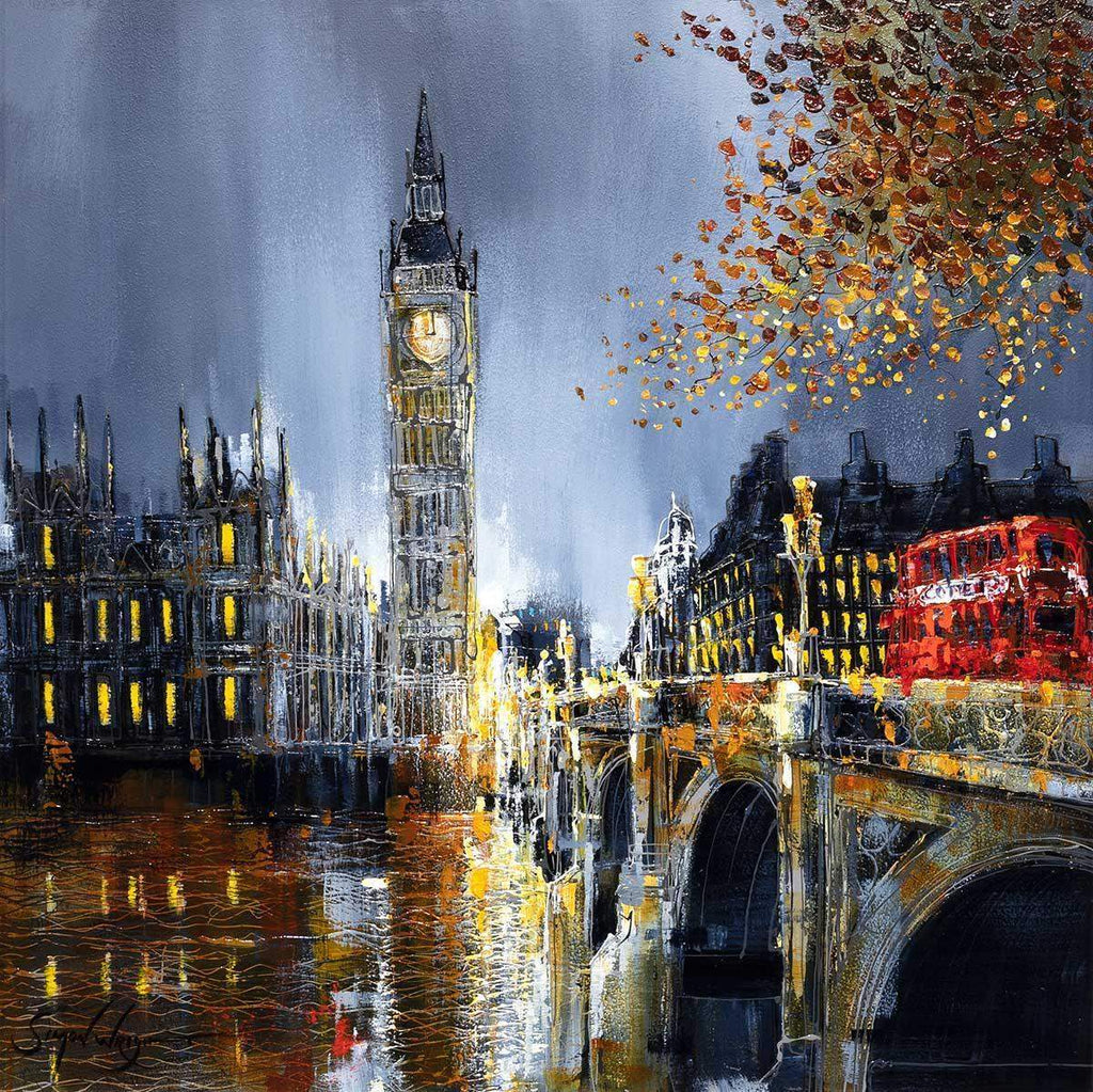 Night After Night - Original - SOLD by artist Simon Wright - Wyecliffe Galleries