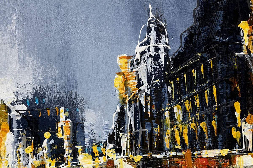 Night After Night - Original - SOLD by artist Simon Wright - Wyecliffe Galleries