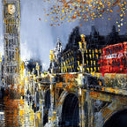 Night After Night - Original - SOLD by artist Simon Wright - Wyecliffe Galleries