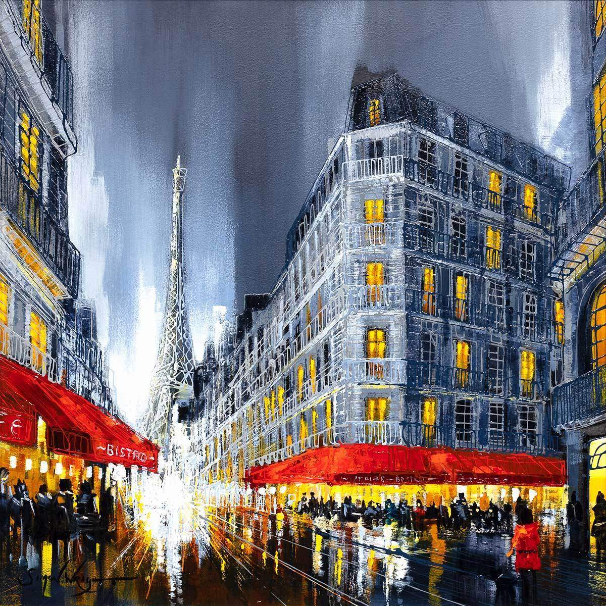 Nighttime Tour - Original - SOLD by artist Simon Wright - Wyecliffe Galleries