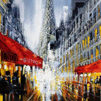 Nighttime Tour - Original - SOLD by artist Simon Wright - Wyecliffe Galleries