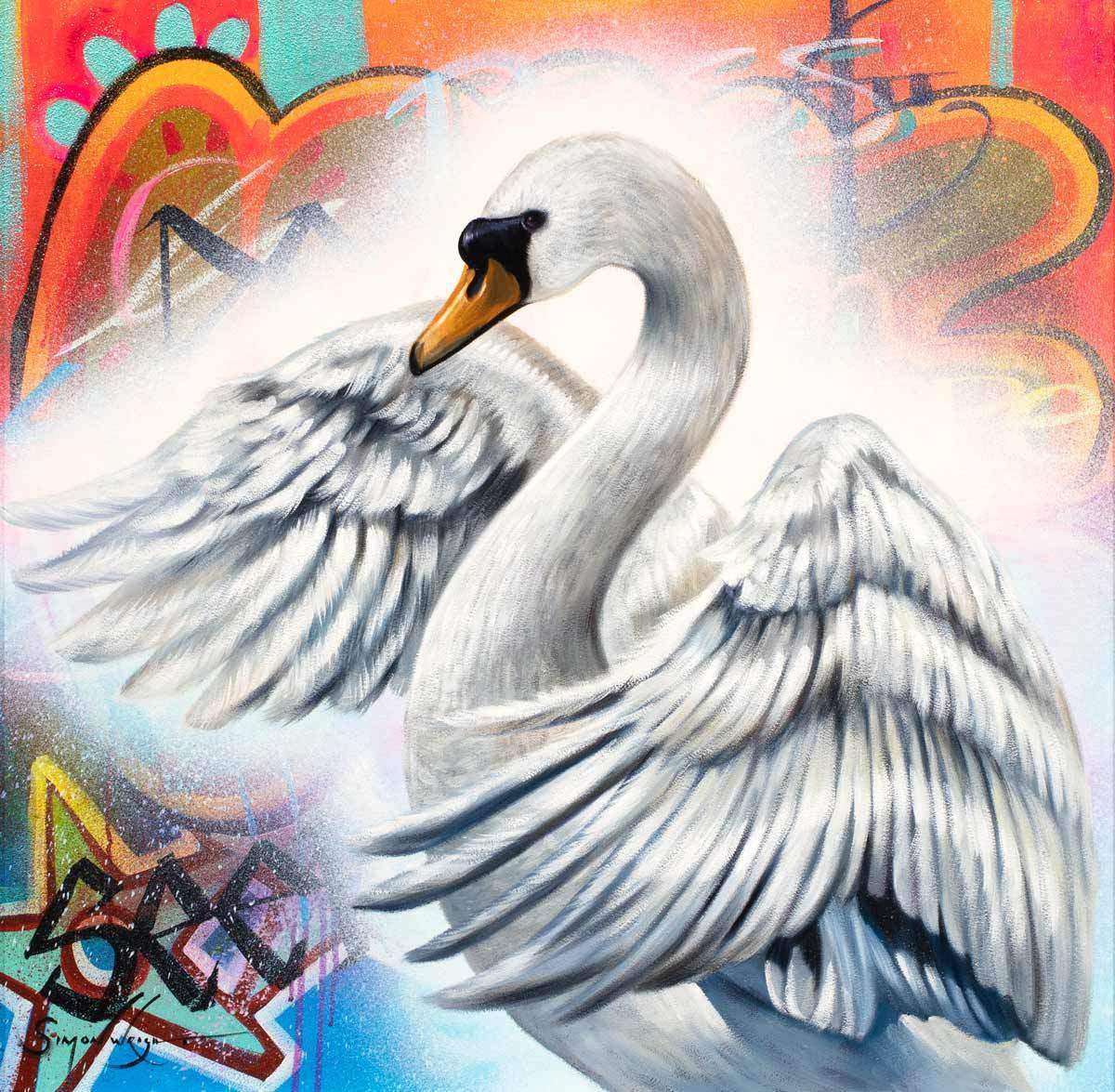 Now You See Me - Original - SOLD by artist Simon Wright - Wyecliffe Galleries