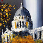 On my Way - Original - SOLD by artist Simon Wright - Wyecliffe Galleries